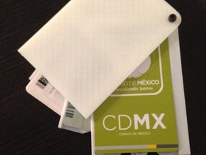 einfacher Kreditkarte-Halter - Zubehör wallet 3d print model - Mito3D