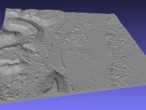 chattanooga dans le tennessee de l'apprentissage Cartes en 3d la géodésie géologie tout relief topographie 3d print model - Mito3D