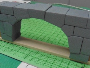 arco de piedra, ladrillos ingeniería 3d print model - Mito3D