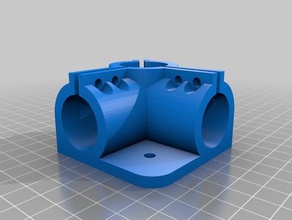 en su mayoría impresos cnc ie-añadir el pie diy máquina de fresadora mpcnc add-on 3d print model - Mito3D