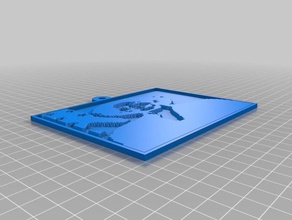 mércia final inverter lithopane 2d a arte personalizado 3d print model - Mito3D