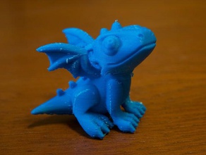 mignon dragon les animaux 3d print model - Mito3D