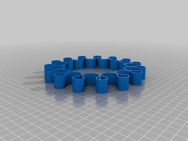 il mio curvy su misura bracciale bracciali 3D print model - Mito3D
