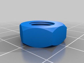 38 one step nut parts customized 3d print model - Mito3D