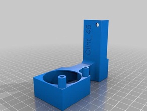 extrusora de montagem ventilador 3d a impressora partes wanhao duplicador i3 3d print model - Mito3D