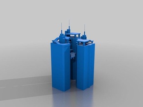 dm-morpheus unreal tournament 99 buildings structures 3d print model - Mito3D