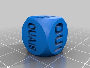 vide dés 3d l'impression 3d print model - Mito3D