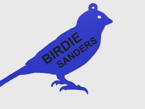 birdie sanders other bernie election elections keychain liberal democrats little president sparrow usa 3d print model - Mito3D
