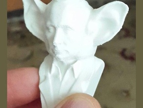 asshead orecchie persone putin russia 3d print model - Mito3D