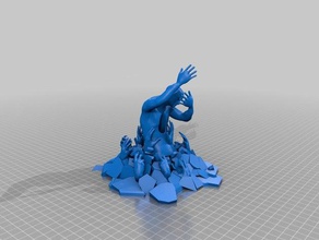 sostenedor de la pluma infierno 3d impresión 3d print model - Mito3D