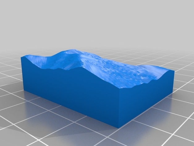 terrain 3d l'impression 3D print model - Mito3D