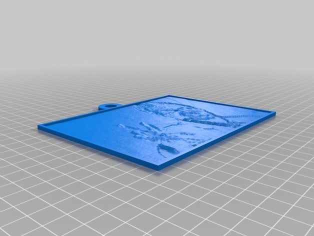 my customized lithopane 2d art 3D print model - Mito3D
