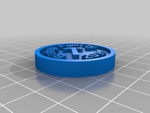 bishop family geocoin hammer2 coins badges customized 3d print model - Mito3D