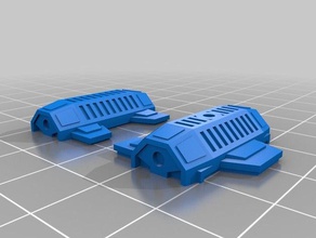 imperial recipiente de x-wing dividir deitado jogos 3d print model - Mito3D