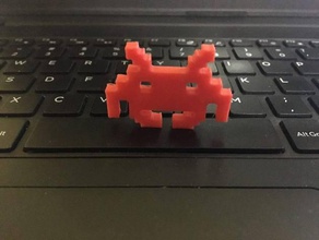 space invader games 3d print model - Mito3D