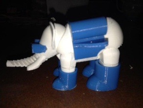lfs elephant boots toys games 3d print model - Mito3D