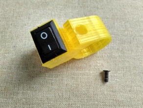 interrupteur support de barre pièces 3d print model - Mito3D