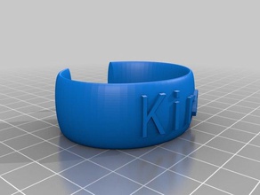 kiras braclet pulseiras personalizado 3d print model - Mito3D