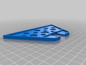 mini kossel corner plate 3d printer accessories 3d print model - Mito3D