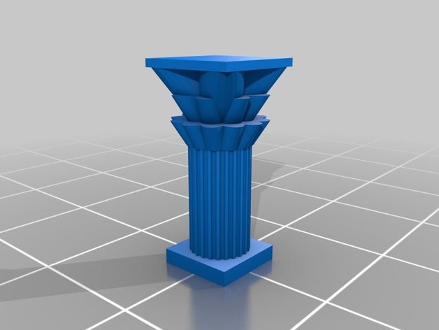 roman corinthian column buildings structures customized 3D print model - Mito3D