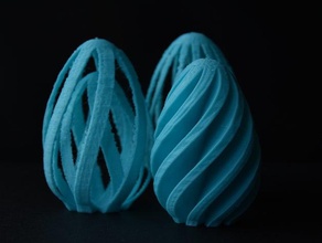 easter egg sculptures art 3d print model - Mito3D