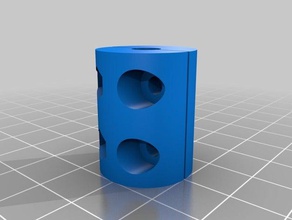 il mio personalizzato parametriche dell'asse z accoppiatore passo-passo asta filettata di accoppiamento 3d la stampante parti 3d print model - Mito3D