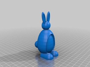 bunny 3d drucken 3d print model - Mito3D