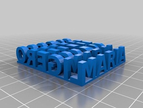 maria ligero esculturas personalizado 3d print model - Mito3D