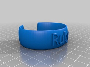 maior ruby braclet pulseiras personalizado 3d print model - Mito3D