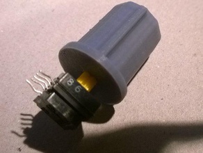 knob miniature rotary switch electronics 3d print model - Mito3D