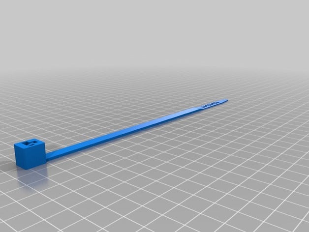 tonys cable tie 2 parts customized 3D print model - Mito3D