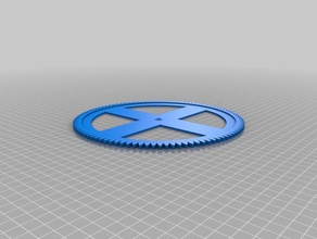 roue dentee 100 diy customized 3d print model - Mito3D