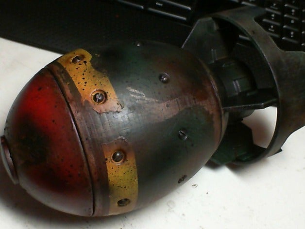 fallout 4 mini-nuke jeu prop accessoires 3D print model - Mito3D