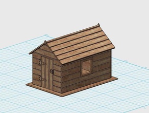 garden shed outdoor 3d print model - Mito3D