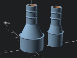 diferentes diâmetros de tubo união ferramentas 3d print model - Mito3D