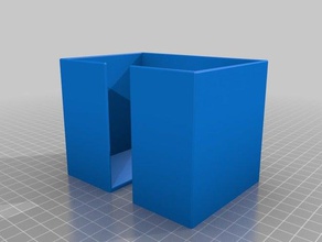 index card box 74x115mm din a7 learning hands holder karteikarten 3d print model - Mito3D