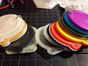filament swatch round large 3d printer accessories client color 3d print model - Mito3D