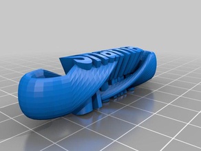 sharna chaveiros personalizado 3d print model - Mito3D