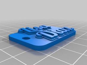 lisa diaz i portachiavi personalizzato 3d print model - Mito3D