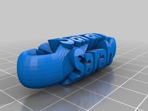 sarah i portachiavi personalizzato 3d print model - Mito3D