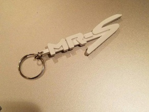 mr2 spyder keychain keychains 3d print model - Mito3D