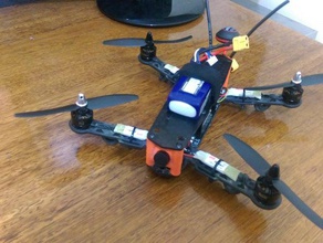 elgae v700 fpv camera mount di hobby king colore 250 quadcopter rc i veicoli fpv250 hobbyking 3d print model - Mito3D
