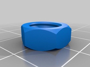 test ecrou Teile angepasst 3d print model - Mito3D