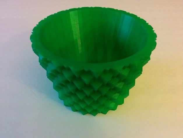 geometric pot decor 3D print model - Mito3D