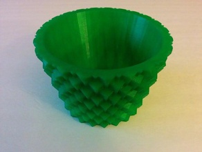 geometric pot decor 3d print model - Mito3D