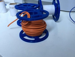 Tel biriktirme diğer draad spoel tutucu 3d print model - Mito3D