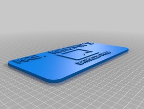 manetta rr pasar signos logotipos personalizado 3d print model - Mito3D