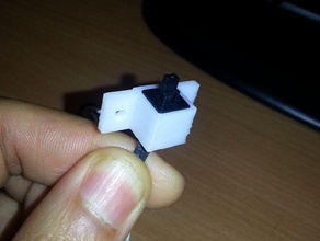 pwrbutton microswitch bracket electronics 3d print model - Mito3D