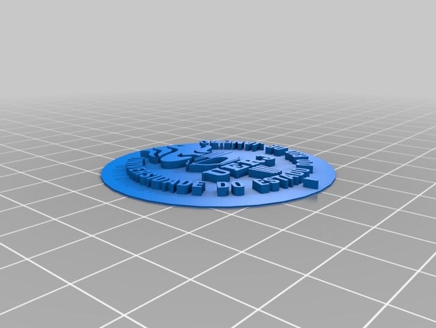 logotipo de la uerj 3d impresión 3D print model - Mito3D