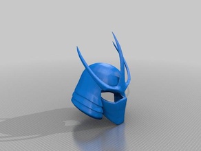 tmnt shredder helmet costume 3d print model - Mito3D